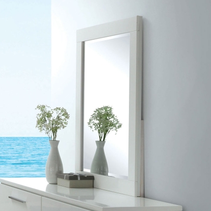 Christie White Mirror Model CM7550M by Furniture of America