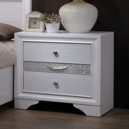 Chrissy White Night Stand Model CM7552N by Furniture of America