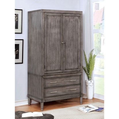 Daphne Gray Armoire Model CM7556AR-SET by Furniture of America