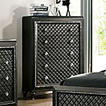 Demetria Metallic Gray Chest Model CM7584C by Furniture of America