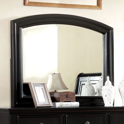 Castor Black Mirror Model CM7590BK-M by Furniture of America