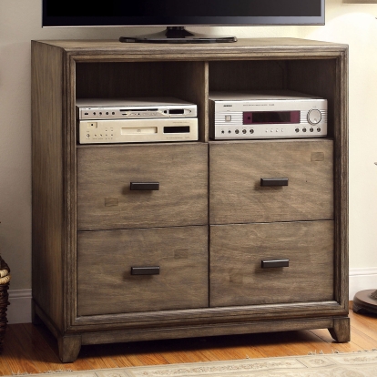 Antler Natural Ash Media Chest Model CM7615TV by Furniture of America