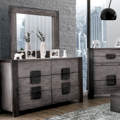 Janeiro Gray Dresser Model CM7628GY-D by Furniture of America