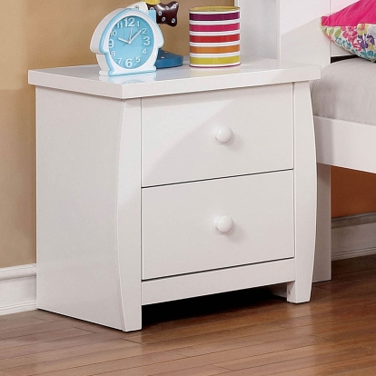 Marlee White Night Stand Model CM7651WH-N by Furniture of America