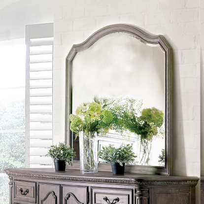 Persephone Rustic Natural Mirror Model CM7661M by Furniture of America