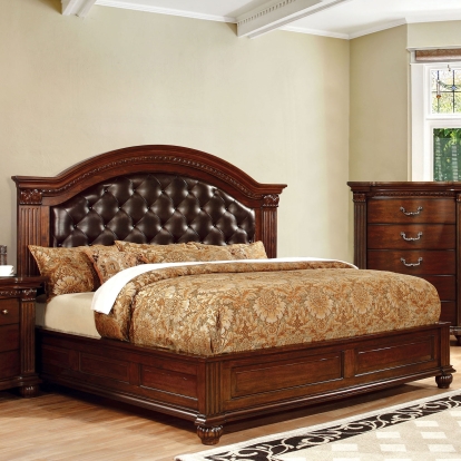 Grandom Cherry California King Bed Model CM7736CK-BED by Furniture of America