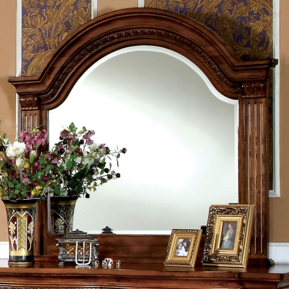 Bellagrand Antique Tobacco Oak Mirror Model CM7738M by Furniture of America