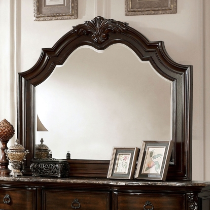 Niketas Brown Cherry Mirror Model CM7860M by Furniture of America