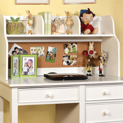 Omnus White Hutch Model CM7905WH-HC by Furniture of America