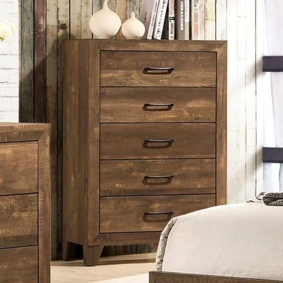 Wentworth Light Walnut Chest Model CM7912C by Furniture of America