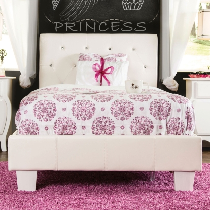 Velen White Twin Bed Model CM7949WH-T-BED-VN by Furniture of America