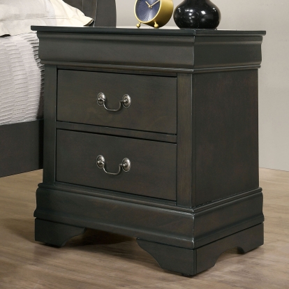 Louis Philippe Gray Night Stand Model CM7966GY-N by Furniture of America