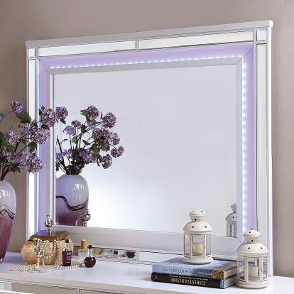 Brachium White Mirror Model CM7977WH-M by Furniture of America