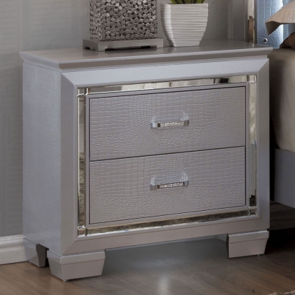 Bellanova Silver Night Stand Model CM7979SV-N by Furniture of America
