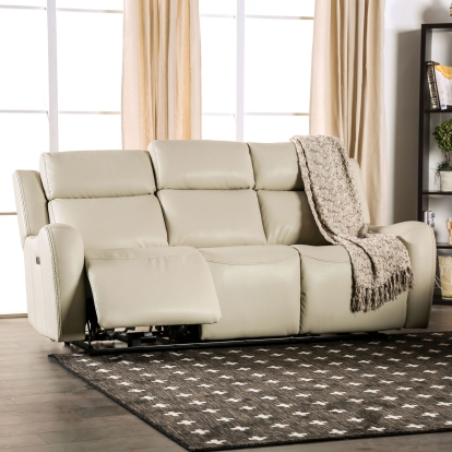Barclay Beige Power Motion Sofa Model CM9907-SF by Furniture of America