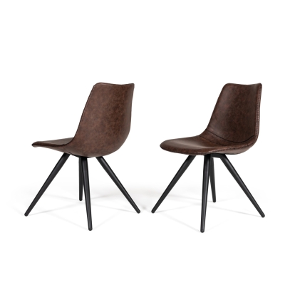 VIG Furniture Brown Dining Chair SKU VGEWF3218BA - Product ID 75909Z
