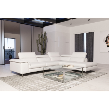 VIG Furniture White Sectional Sofa SKU VGCCVIOLA-KIM-WHT-RAF-SECT - Product ID 78824|81696