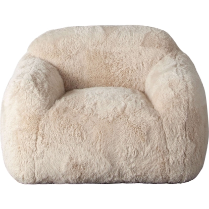 Diamond Sofa DAWSONCHNA Dawson Accent Chair Sand Faux Fur