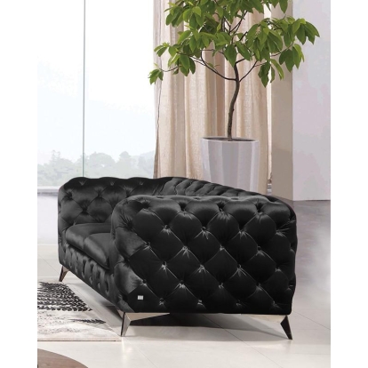 VIG Furniture Black Loveseat SKU VGCA1546-BLK-L - Product ID 73447