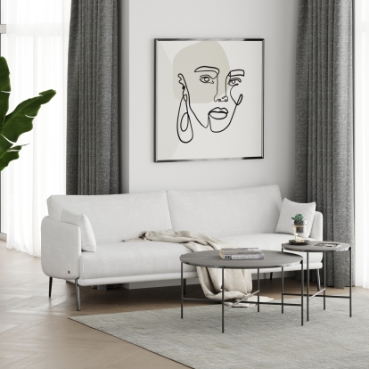 VIG Furniture White Sofa SKU VGKNK8586-WHT-S - Product ID 78595