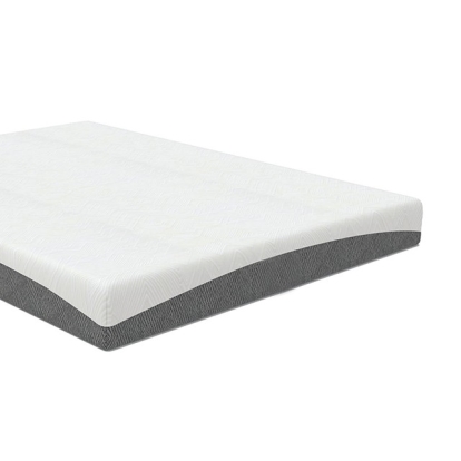 Furniture of America Clematis Pillow Top Fabric White-Gray Mattress Model DM268
