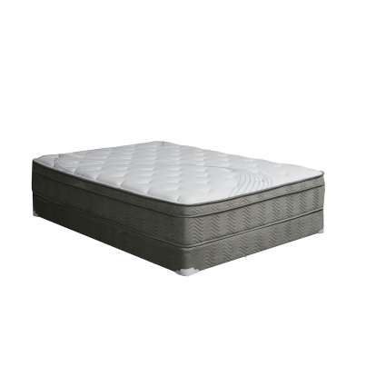 Afton White/Gray 12" Euro Box Pocket Coil Model DM337CK-M by Furniture of America