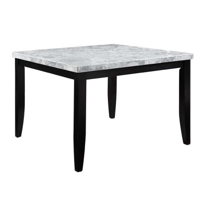 ACME Hussein Counter Height Table With Marble Top Model DN01444