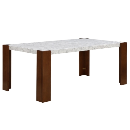 ACME Hettie Dining Table With Engineering Stone Top Model DN02157