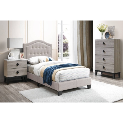 Poundex Twin Bed Model F9570T