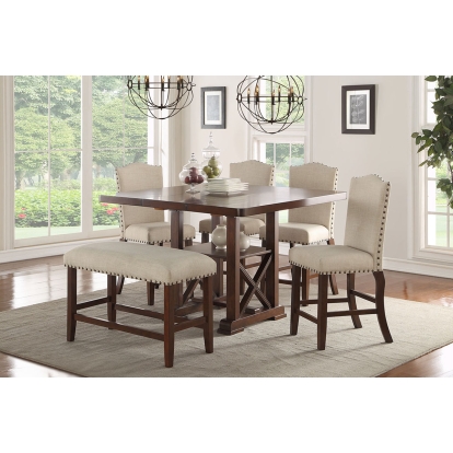 Poundex Counter Height Table Model F2399