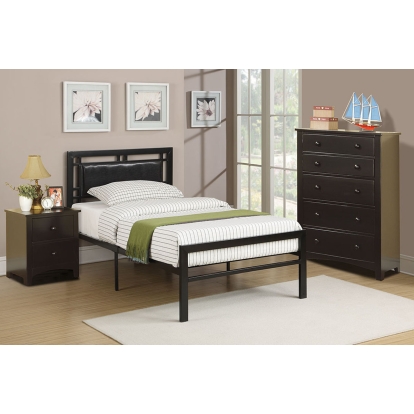 Poundex Twin Bed Model F9413T