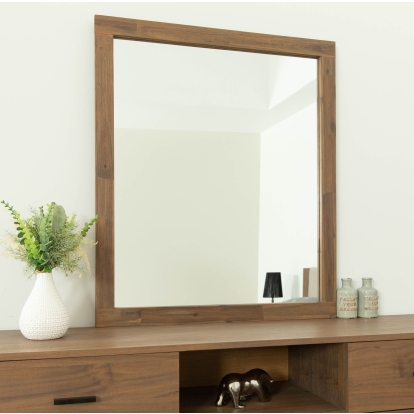 VIG Furniture Walnut Mirror SKU VGWDHL-W04-MIR-LTWLT - Product ID 78215