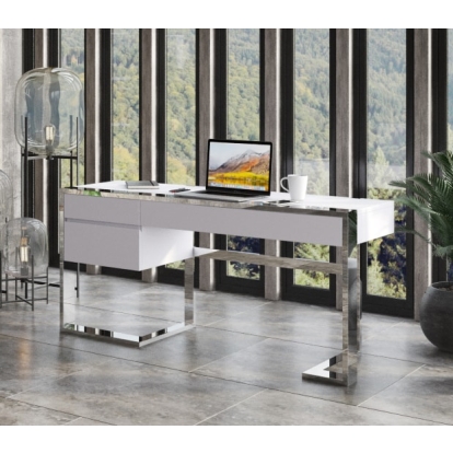 VIG Furniture White Office Desk SKU VGBBBN-2DK-WHT-DESK - Product ID 77969