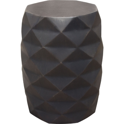 Diamond Sofa FIGETGR Fig Accent Table Grey Wood Geometric Motif