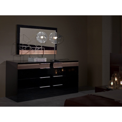 VIG Furniture Black Mirror SKU VGWCALASKA-BLK-MI - Product ID 12673