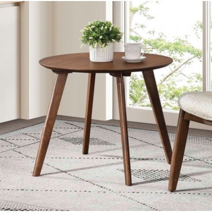 Furniture of America Arth Mid-Century Modern Engineered with Wood Solid with Wood Veneer Walnut Side Table Model FM-AC200WN