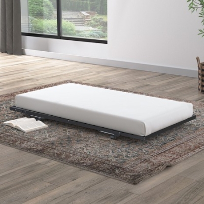 Furniture Of America Ivana Contemporary Metal Black Universtal Metal Trundle | FM-TR900BK