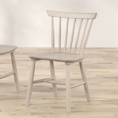 Furniture Of America Beale Mid-Century Modern Engineered Wood, Oak Veneer, Rubberwood White Oak Dining Chair (2/Ctn) | FM3101NT-SC-2PK