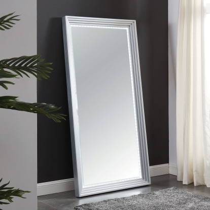 Karly Silver Hallway Mirror Model FOA-AC240 by Furniture of America