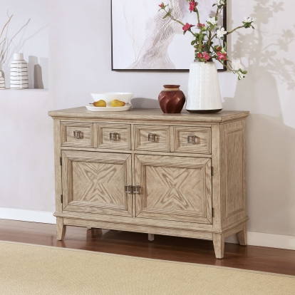 Cerise Natural Tone Server Model FOA3786SV by Furniture of America