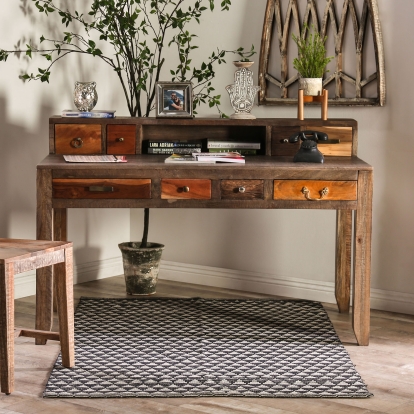 Saffronwald Multi Brown Desk Model FOA51014 by Furniture of America