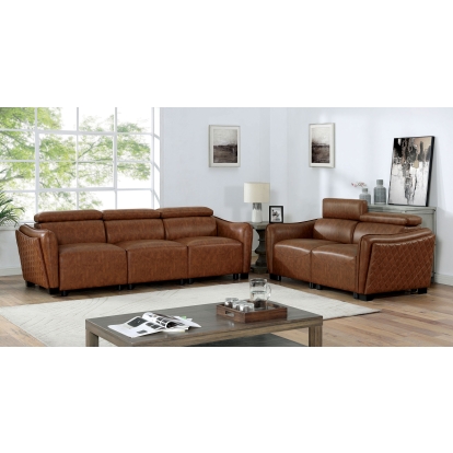 Holmestrand Brown Sofa with Loveseat Model FOA6484BR-2PC by Furniture of America
