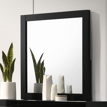 Magdeburg Black Mirror Model FOA7038BK-M by Furniture of America