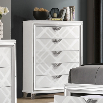 Emmeline White Chest Model FOA7147WH-C by Furniture of America