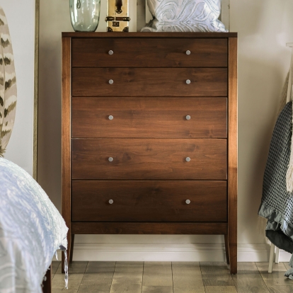 Willamette Espresso 5-Drawer Chest Model FOA7601C-5D by Furniture of America