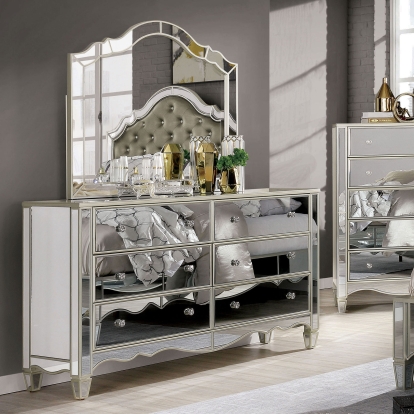 Eliora Silver Dresser Model FOA7890D by Furniture of America
