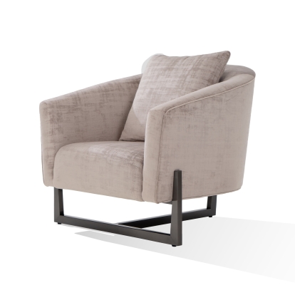 VIG Furniture Light Grey Accent Chair SKU VGCSFORBIS-LGB-CH - Product ID 80182