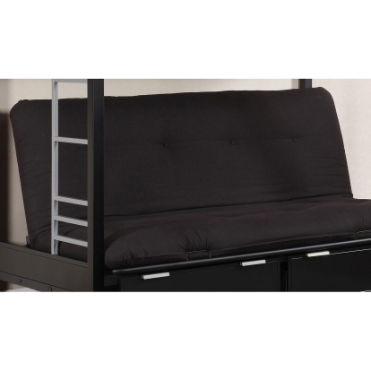 Knox Black 6" Black Futon Mattress Model FP-2405BK by Furniture of America