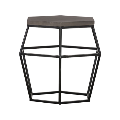 VIG Furniture Grey End Table SKU VGLBGEOM-LT70-02 - Product ID 76150