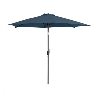 Furniture of America Halo Modern Polyester Steel Dark Sapphire Round Tilting Umbrella Model GM-3002DS